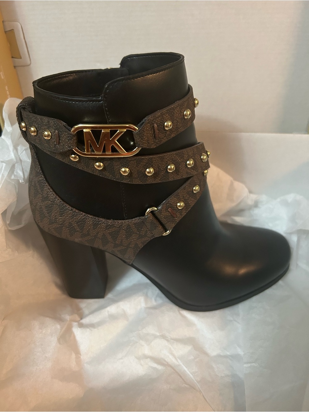 Michael Kors Kincaid Bootie in Black and Brown